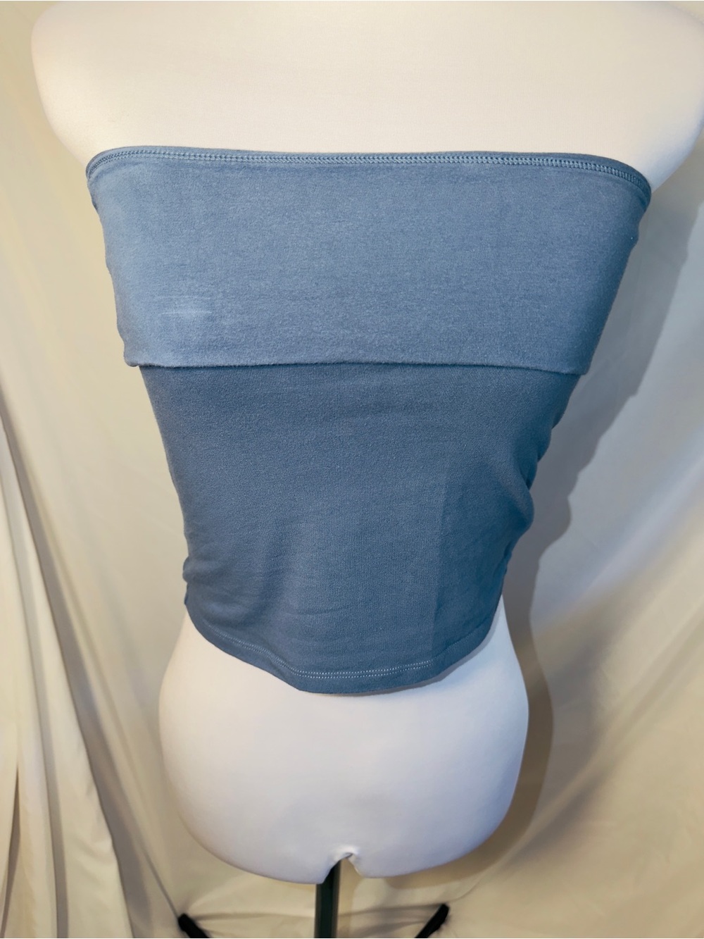 American Eagle Outfitters foldover cropped strapless tube top